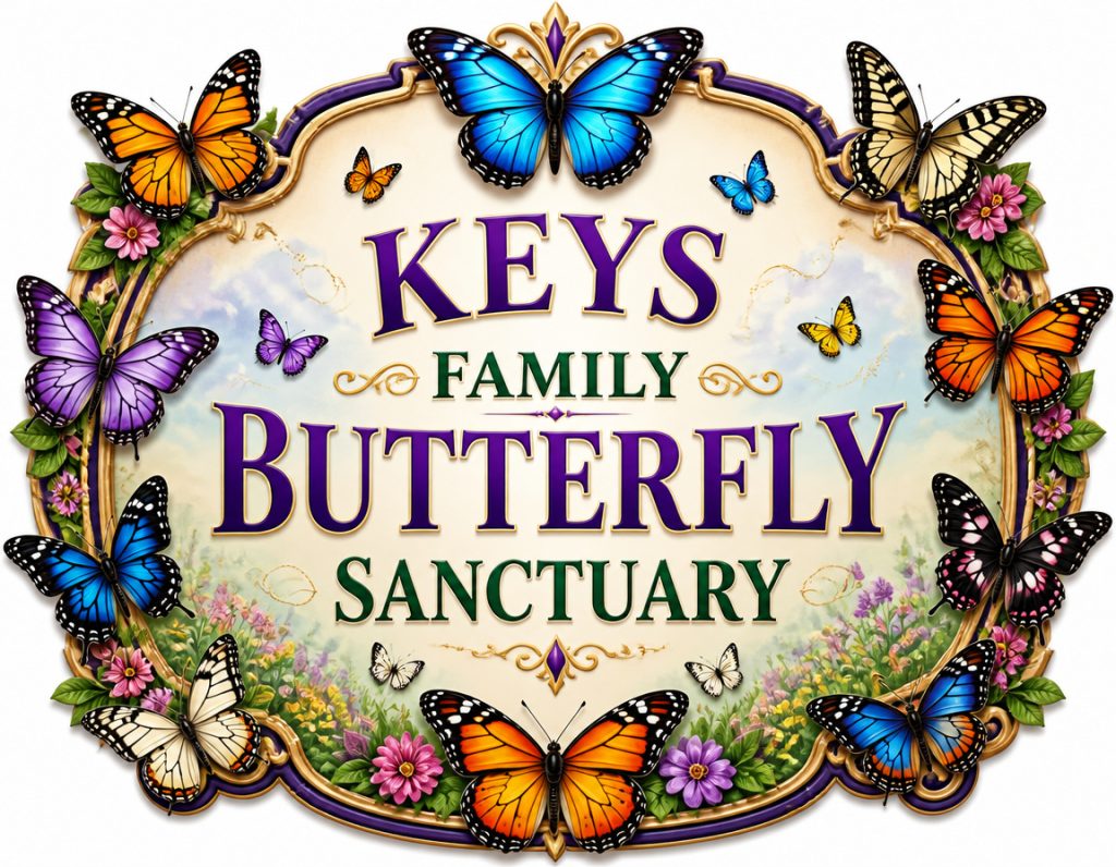 Kevin & Katie Keys Butterfly sanctuary sign