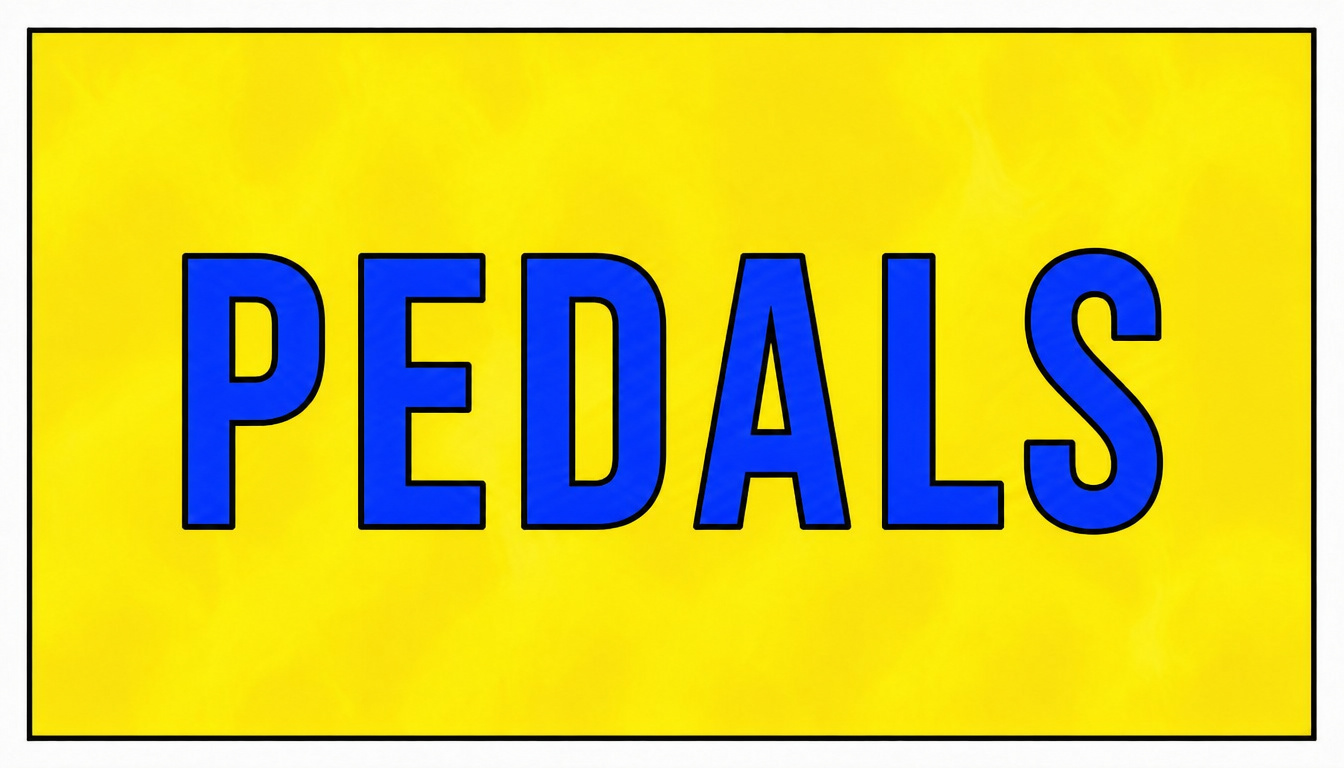 Pedals sign