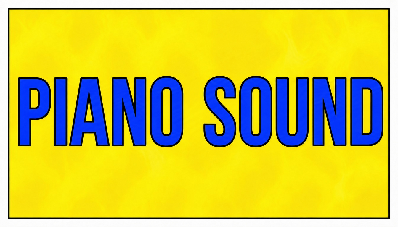 Piano Sound sign