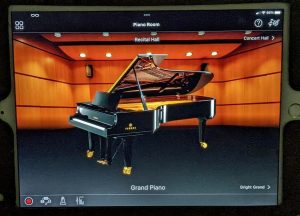 grand piano effects in the Piano Room