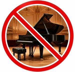 Grand piano cancel symbol